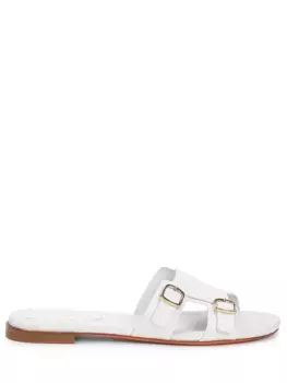 Шлепанцы кожаные