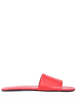 Шлепанцы кожаные