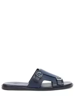 Шлепанцы кожаные