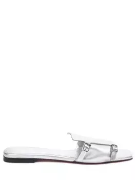 Шлепанцы кожаные