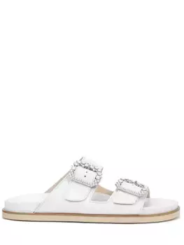 Шлепанцы кожаные