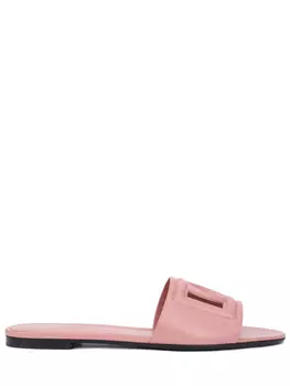 Шлепанцы кожаные Bianca DOLCE & GABBANA