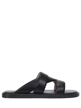 Шлепанцы кожаные BOTTEGA VENETA