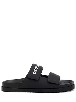 Шлепанцы кожаные DSQUARED2