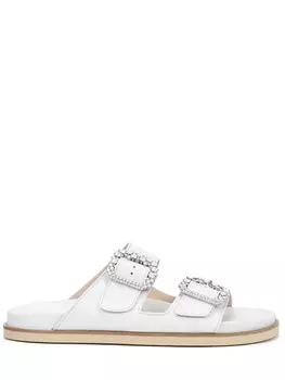 Шлепанцы кожаные EMANUELA CARUSO CAPRI