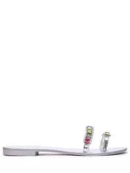 Шлепанцы кожаные EMANUELA CARUSO CAPRI