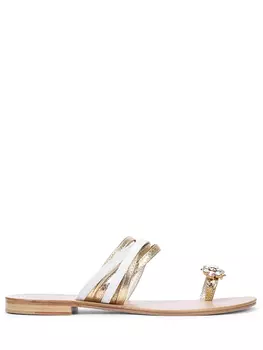 Шлепанцы кожаные EMANUELA CARUSO CAPRI