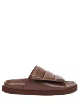 Шлепанцы кожаные Gia 3