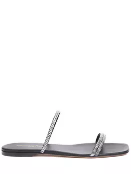 Шлепанцы кожаные GIANVITO ROSSI