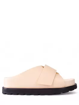 Шлепанцы кожаные JIL SANDER