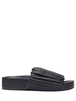 Шлепанцы кожаные JIL SANDER