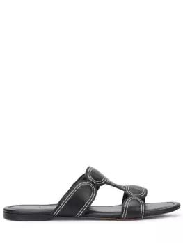 Шлепанцы кожаные Luna