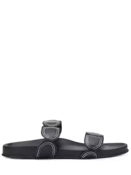 Шлепанцы кожаные Mia