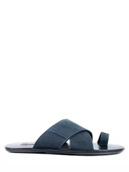 Шлепанцы кожаные MORESCHI