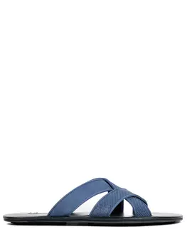 Шлепанцы кожаные MORESCHI