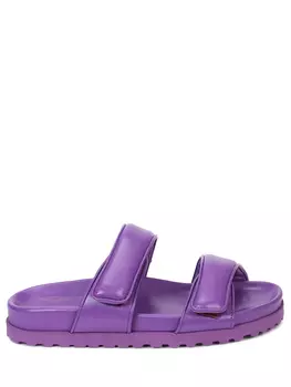 Шлепанцы кожаные Perni 11 GIABORGHINI