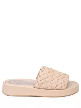 Шлепанцы кожаные PERTINI