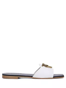 Шлепанцы кожаные PINKO