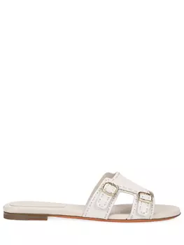 Шлепанцы кожаные SANTONI