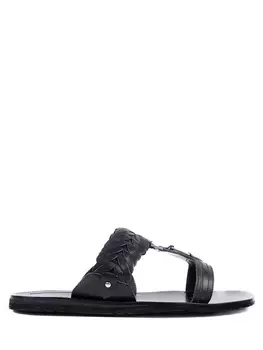 Шлепанцы кожаные VERSACE