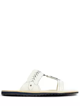 Шлепанцы кожаные VERSACE