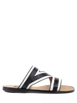 Шлепанцы кожаные ZILLI