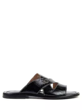 Шлепанцы кожаные ZILLI