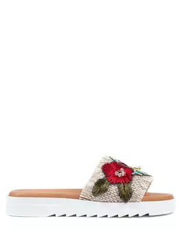 Шлепанцы с декором CAFENOIR