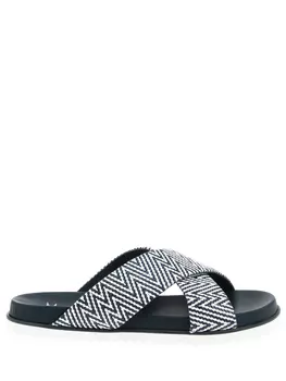 Шлепанцы с принтом