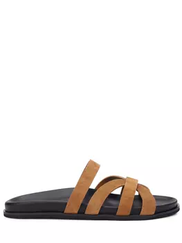 Шлепанцы замшевые FABIO RUSCONI