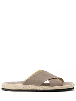 Шлепанцы замшевые RASCHINI