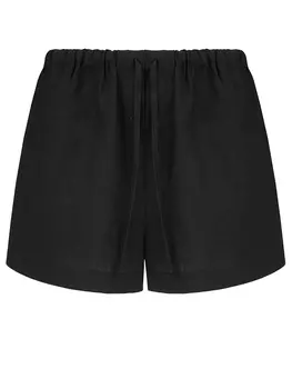 Шорты Black изо льна Y.SO