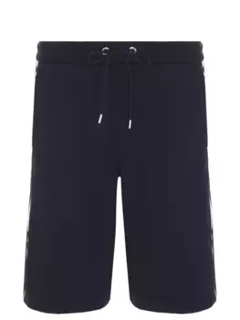 Шорты хлопковые с лампасами