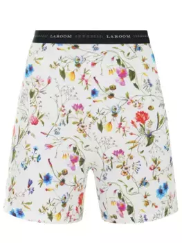 Шорты хлопковые с принтом