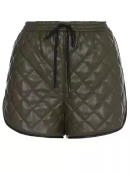 Шорты из экокожи