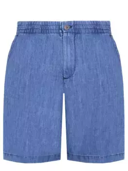 Шорты из хлопка и льна