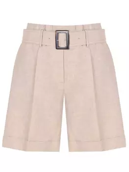 Шорты из хлопка и льна