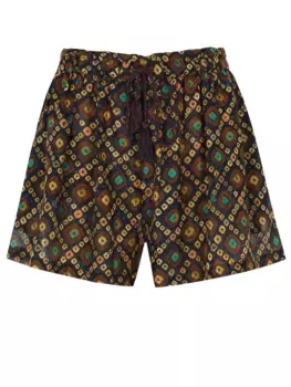 Шорты из хлопка и вискозы