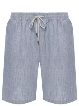 Шорты изо льна и хлопка