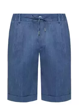 Шорты изо льна и шерсти