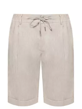 Шорты изо льна и шерсти CASTANGIA