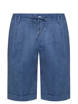 Шорты изо льна и шерсти CASTANGIA