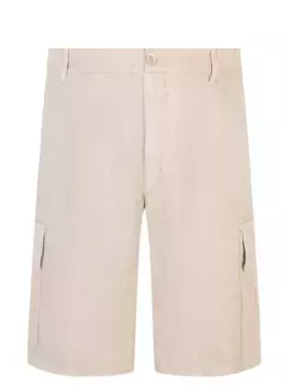 Шорты-карго льняные