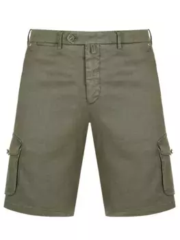 Шорты-карго льняные