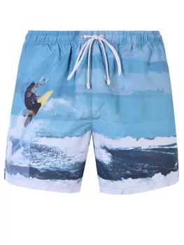 Шорты плавательные c принтом