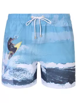 Шорты плавательные c принтом