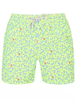 Шорты плавательные с принтом