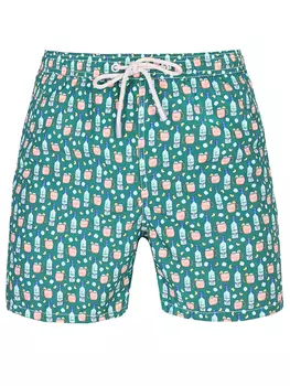 Шорты плавательные с принтом