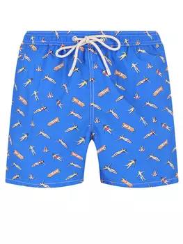 Шорты плавательные с принтом