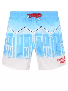 Шорты плавательные с принтом